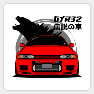 Red JDM R32 Magnet